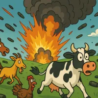 PLay Crazy Cow 3D now!